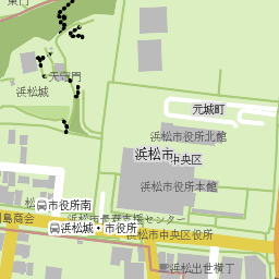 ザザシティ浜松駐車場進入路 中区